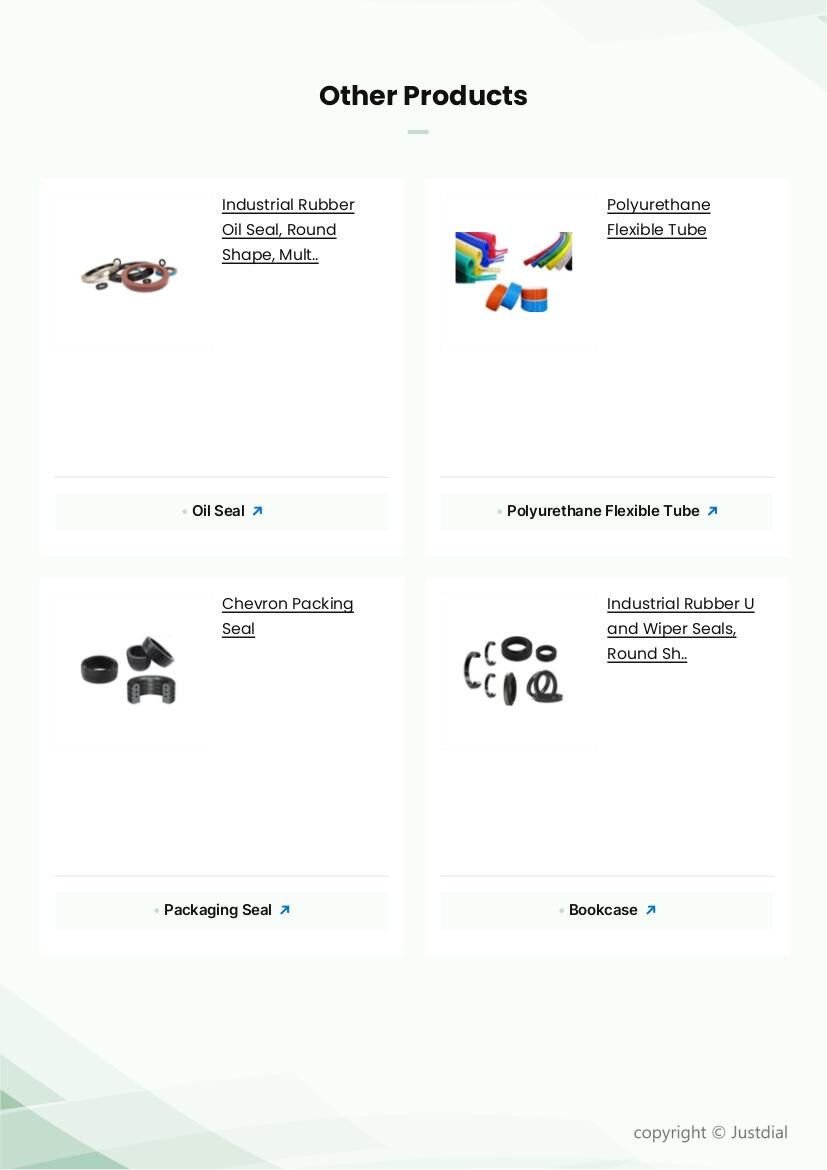 test Chevron Packing Seal in Chennai at best price by Nu-tech Rubbers &  Plastics - Justdial