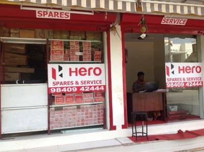 spare parts nandanam hero showroom