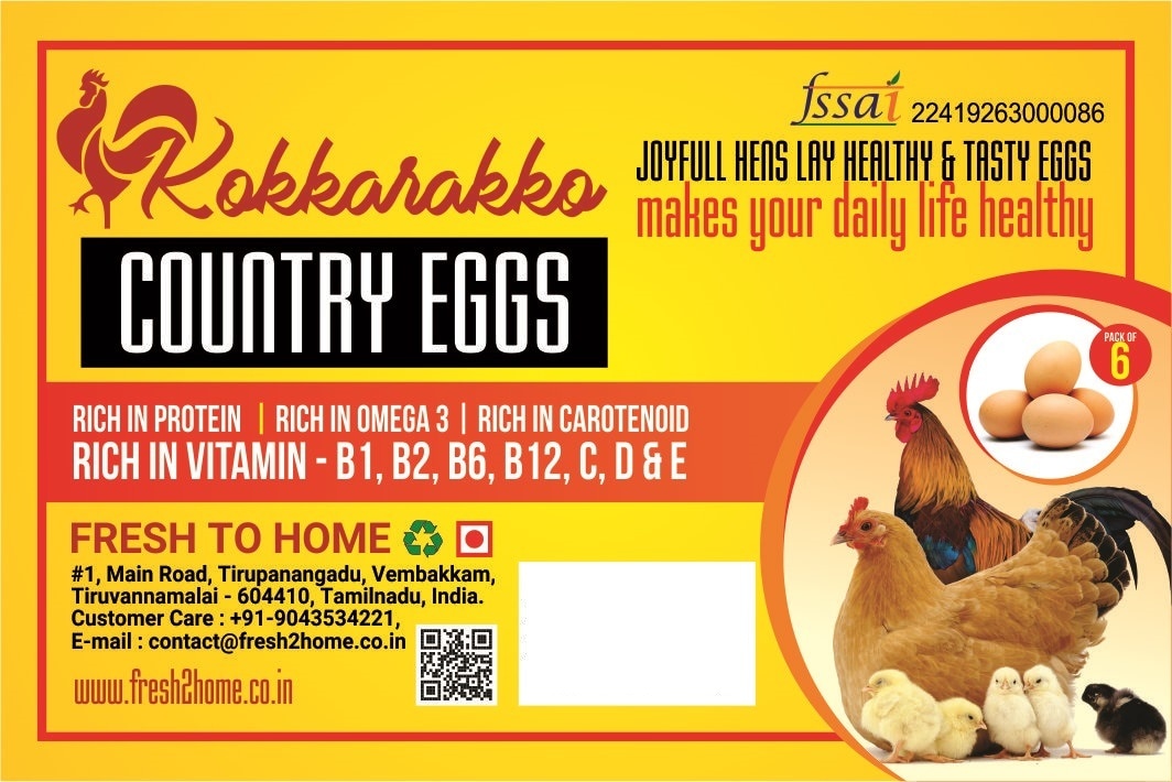 Kokkarakko Country Eggs - Nattu Kozhi Muttai in Anna Nagar,Chennai