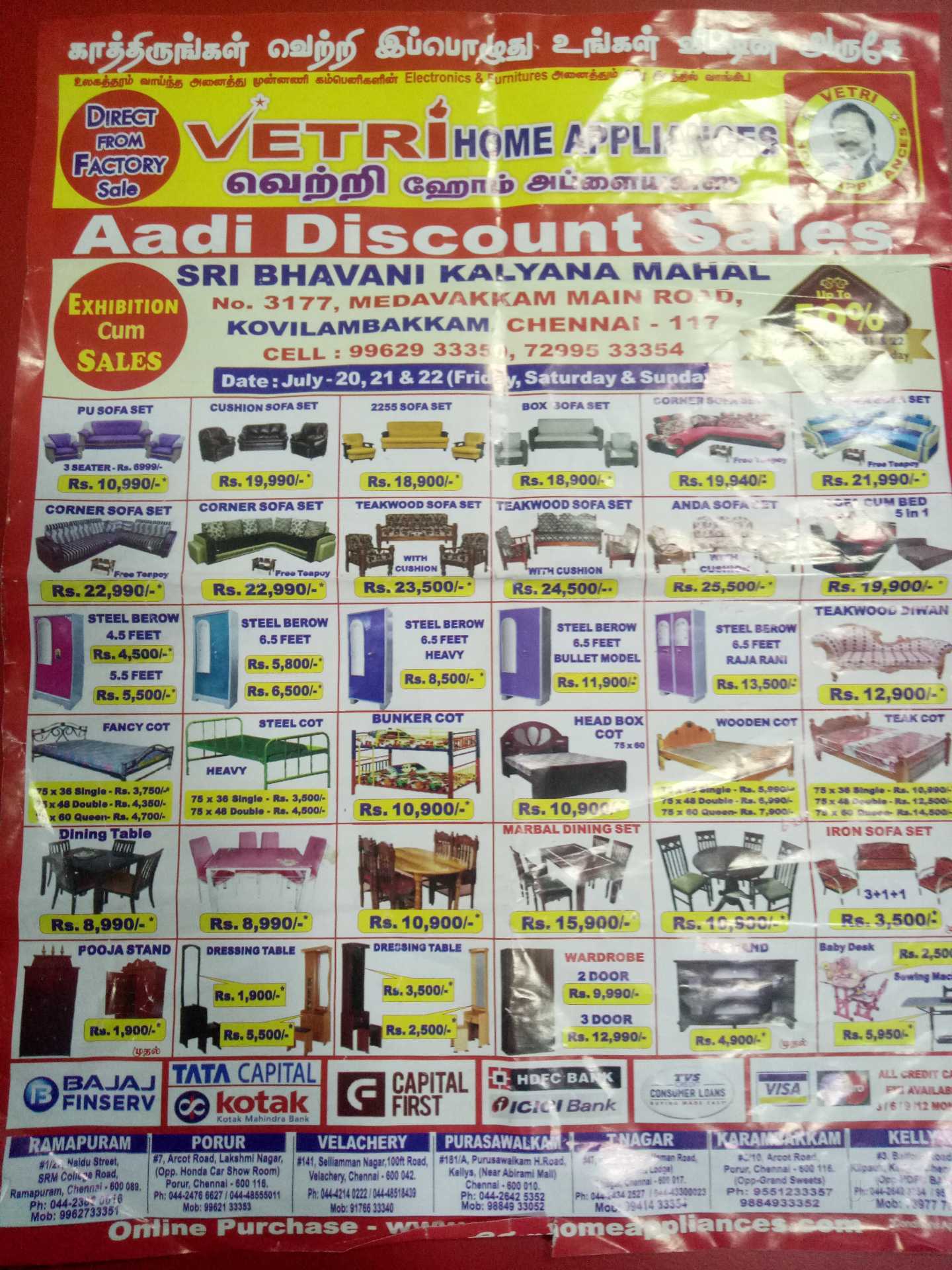 Vetri home appliances redhills online