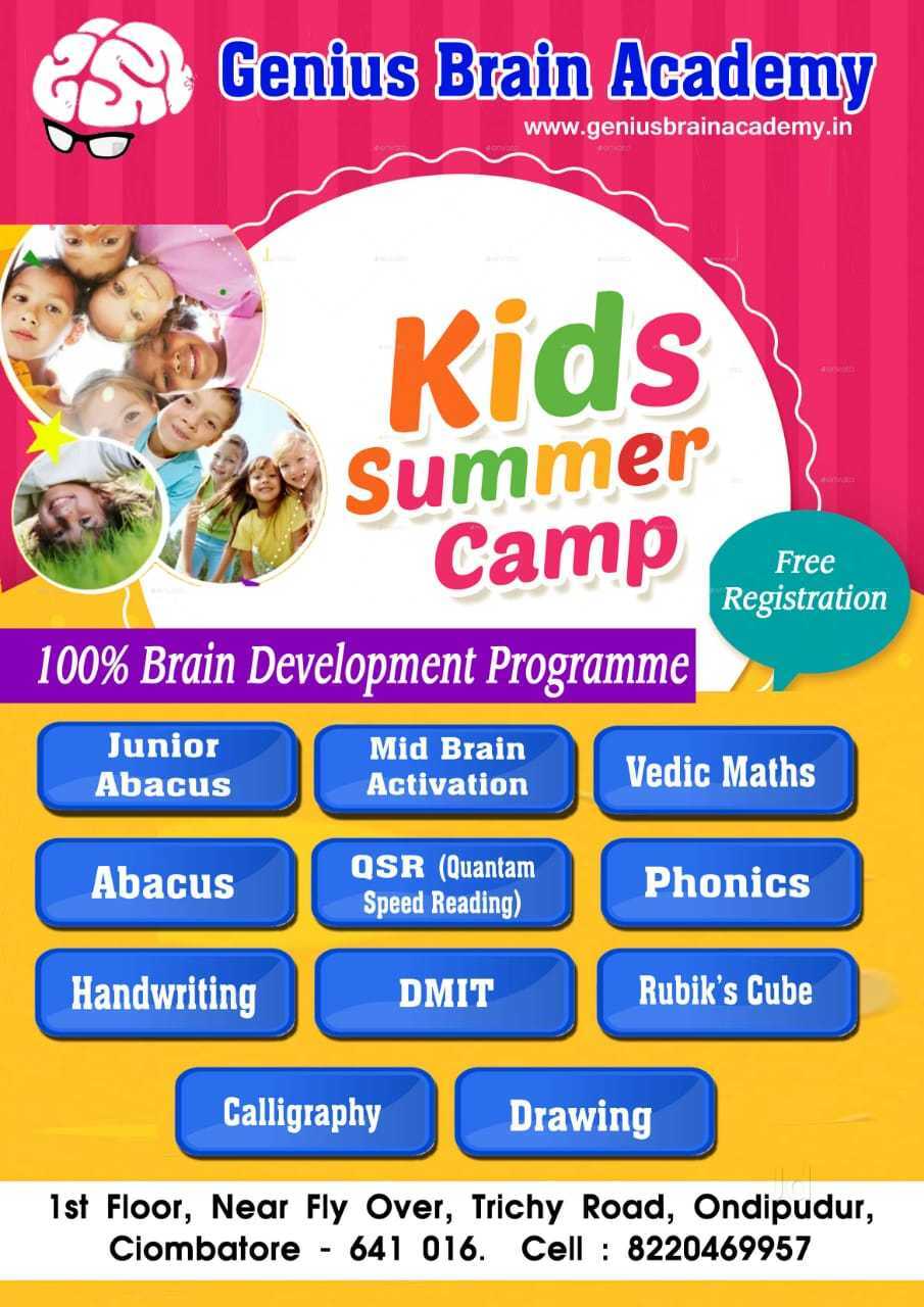 Genius Brain Academy in Ondipudur,Coimbatore - Best Abacus Classes near me  in Coimbatore - Justdial