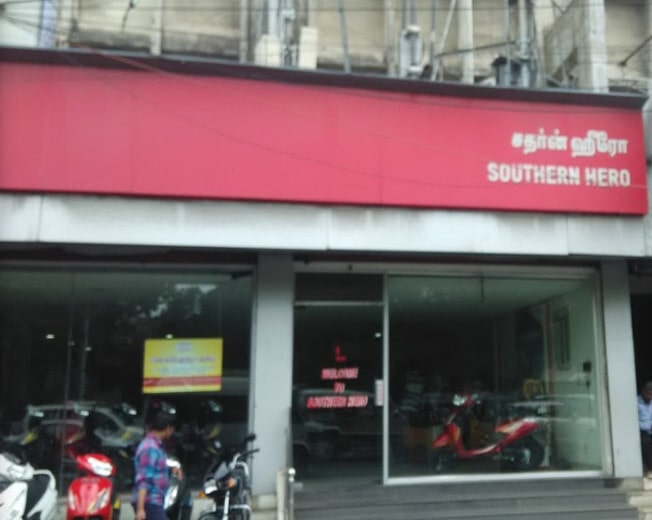 bike nandanam hero showroom