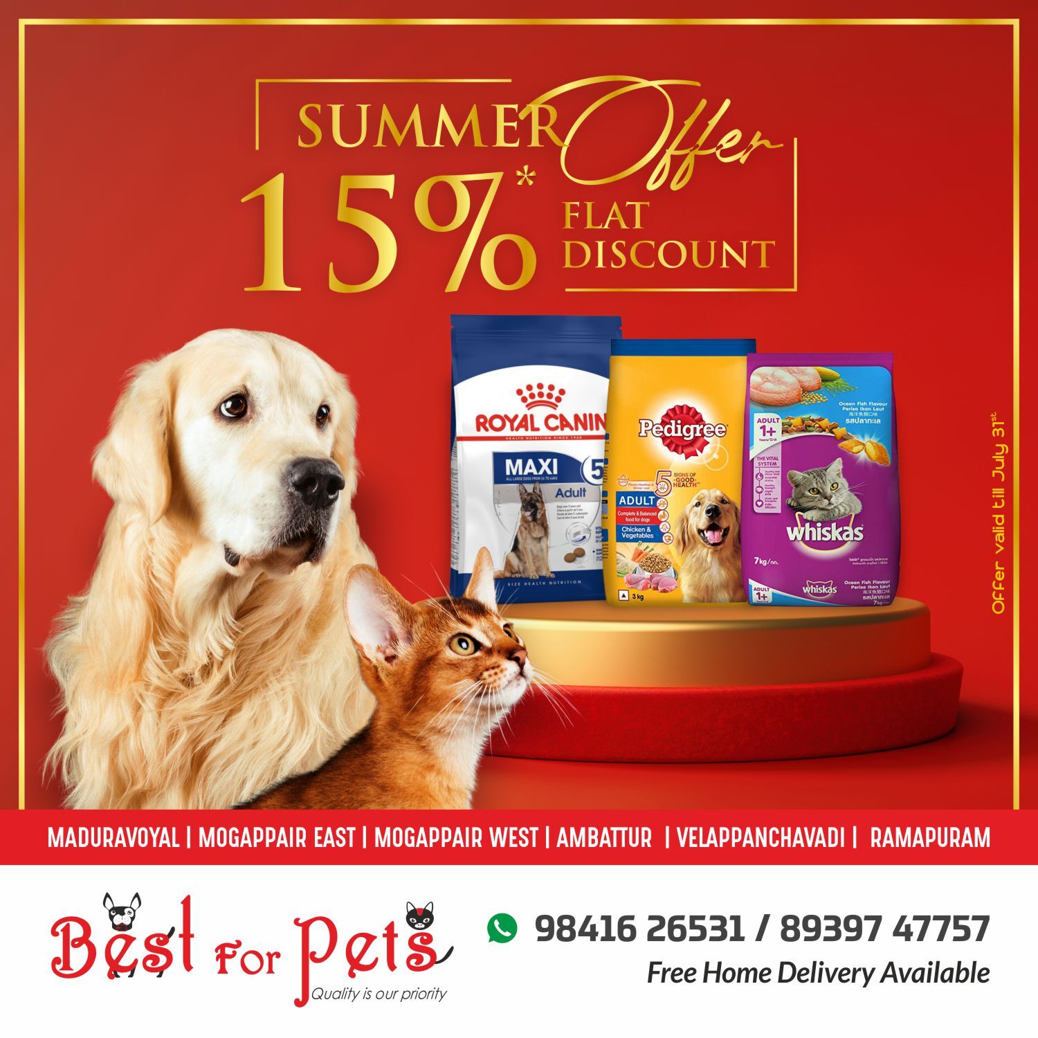 Pets home delivery online