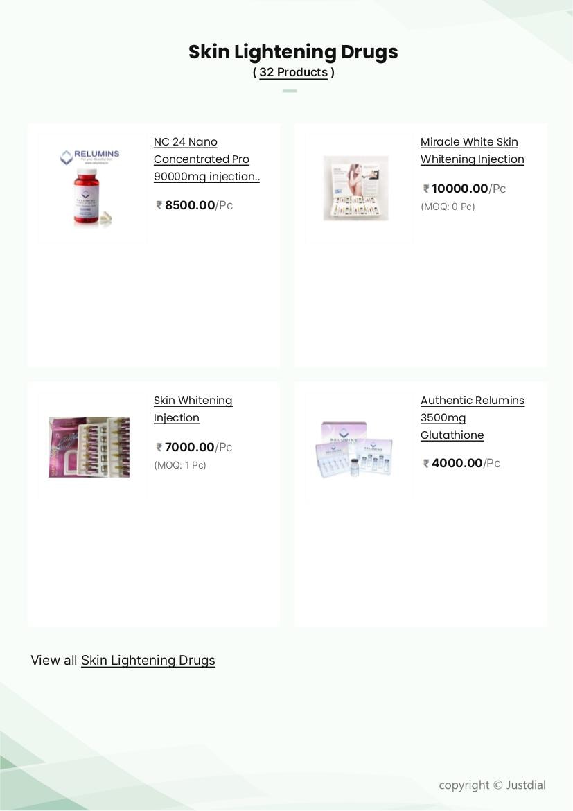 Authentic Relumins 3500mg Glutathione in Mumbai at ₹ 8 - ₹ 320 / Pc by Star  Global Trading