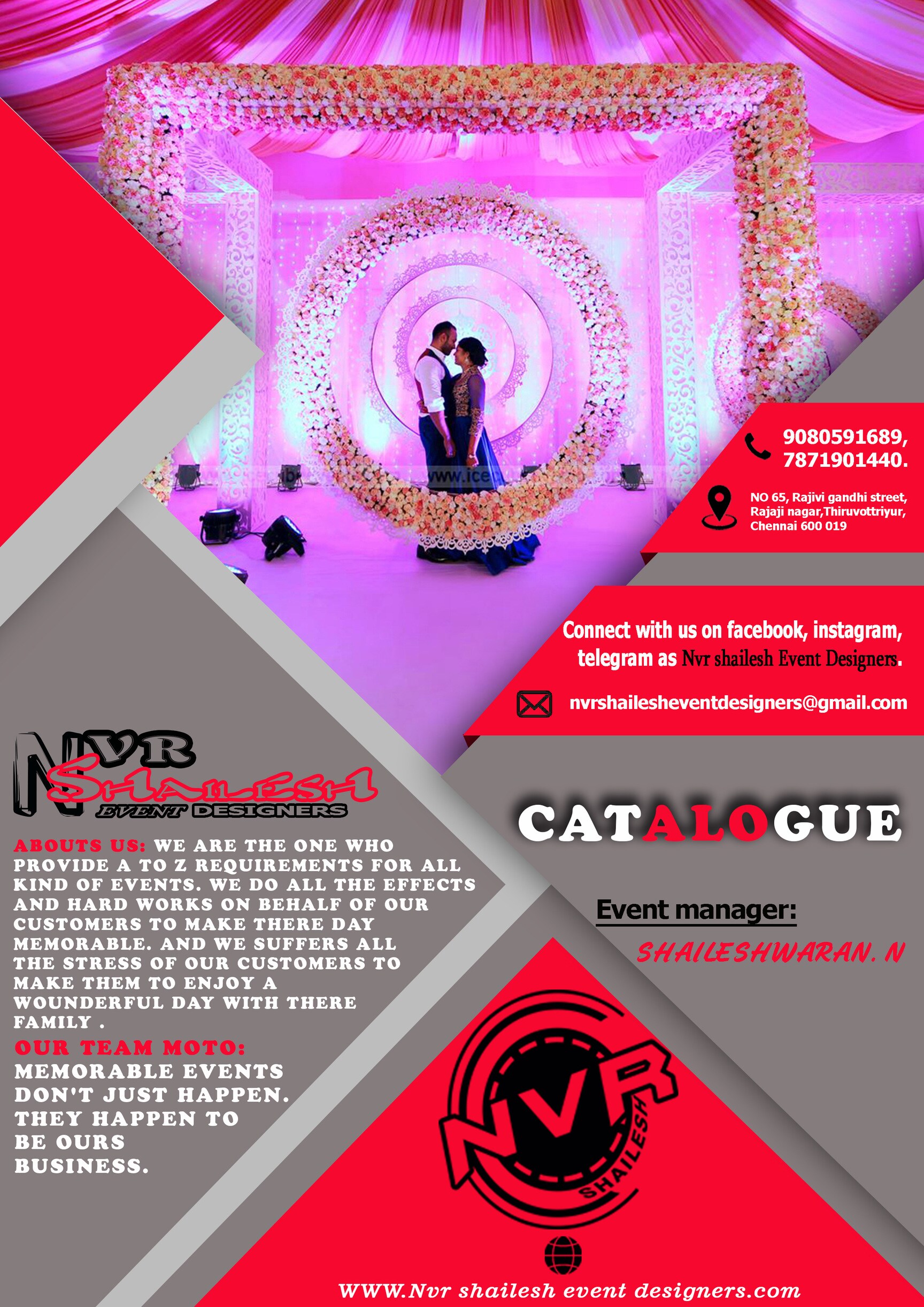 Nvr Shailesh Event Designers in Sentamil Nagar,Chennai - Best Event  Organisers near me in Chennai - Justdial