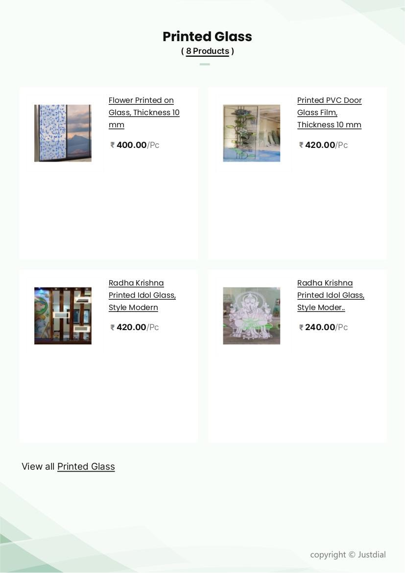 Glass Door Cupboard for Kitchen, Number of Shelves 2 in Thiruvananthapuram  at ₹ 250 / Sq.ft by Golden Glass Works - Justdial