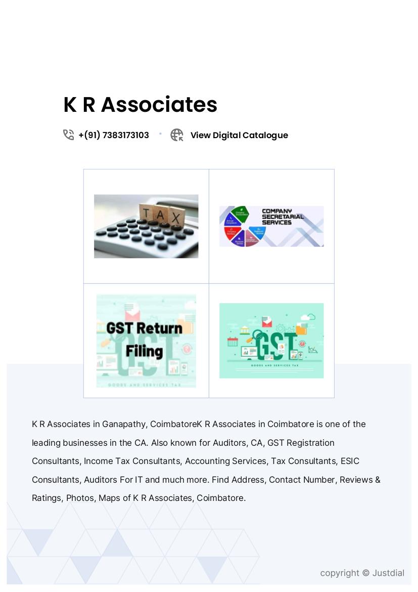 K R Associates