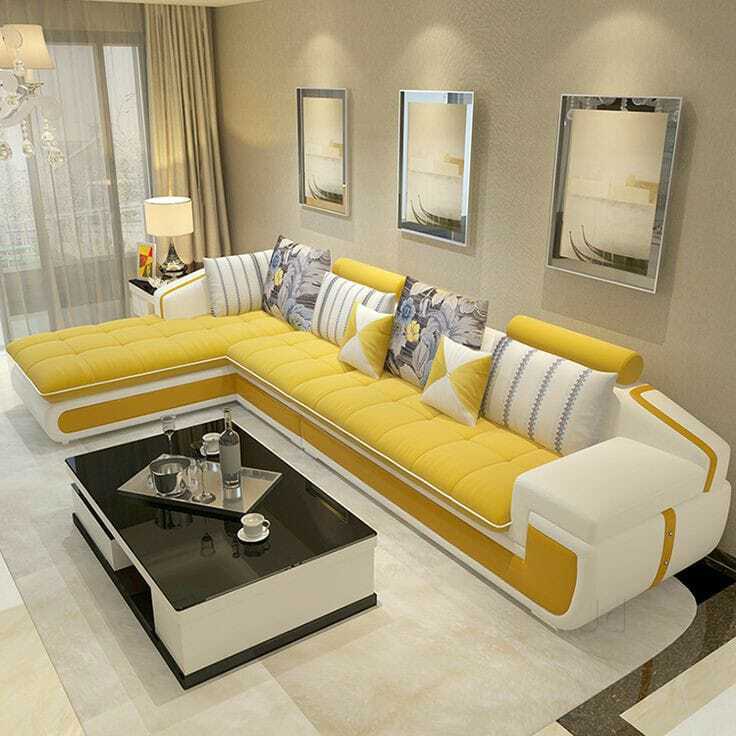 Latest l shape sofa design 2020 online