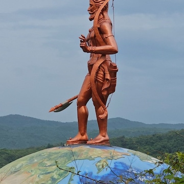 Slide 2 Image of Bhagwan Parshuram Statue Burondi  Burondi, Dapoli