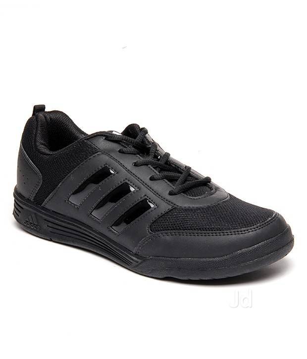 school shoes black adidas