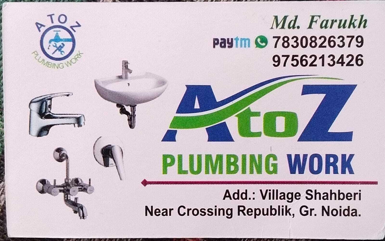 A to Z Plumbing Work in Crossing Republik Ghaziabad Best Plumbers near me in Ghaziabad Justdial