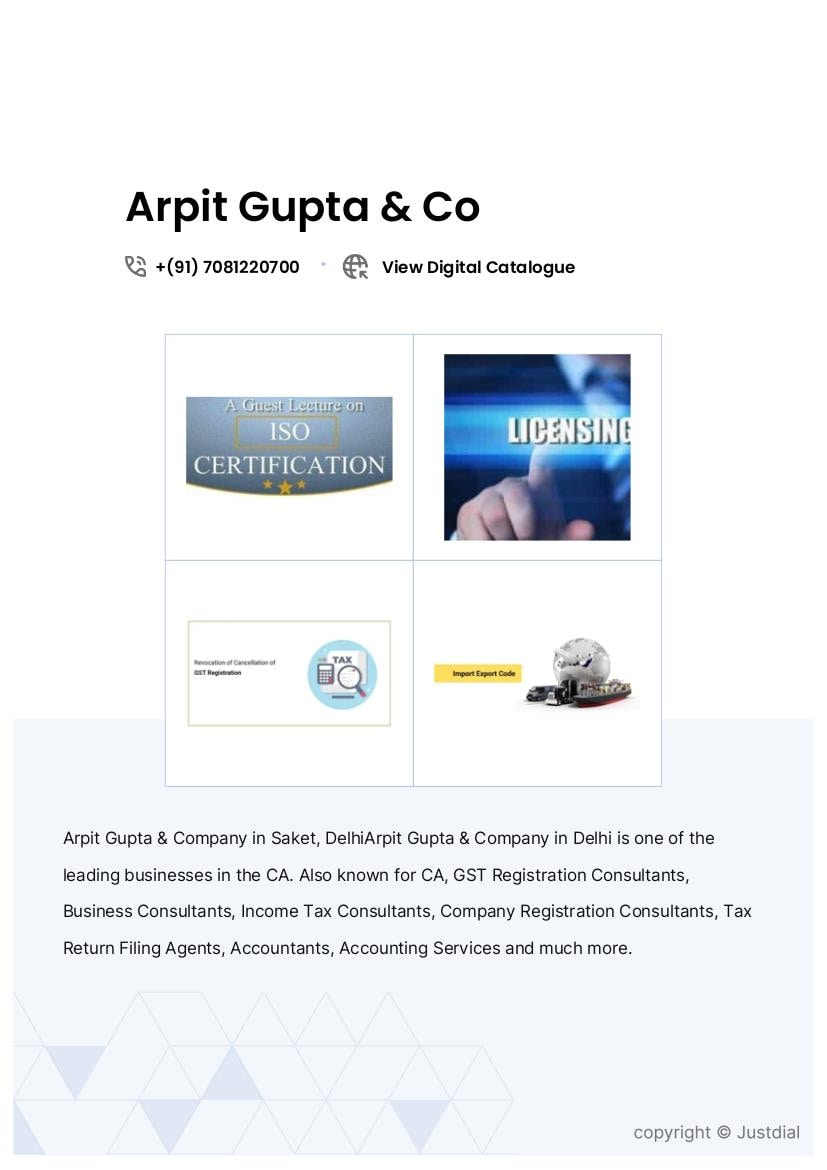 Arpit Gupta & Co