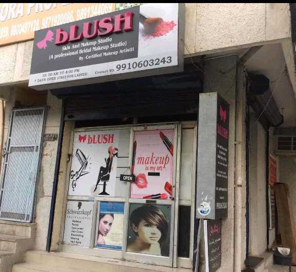 Blush women's beauty salon bridal makeup studio store