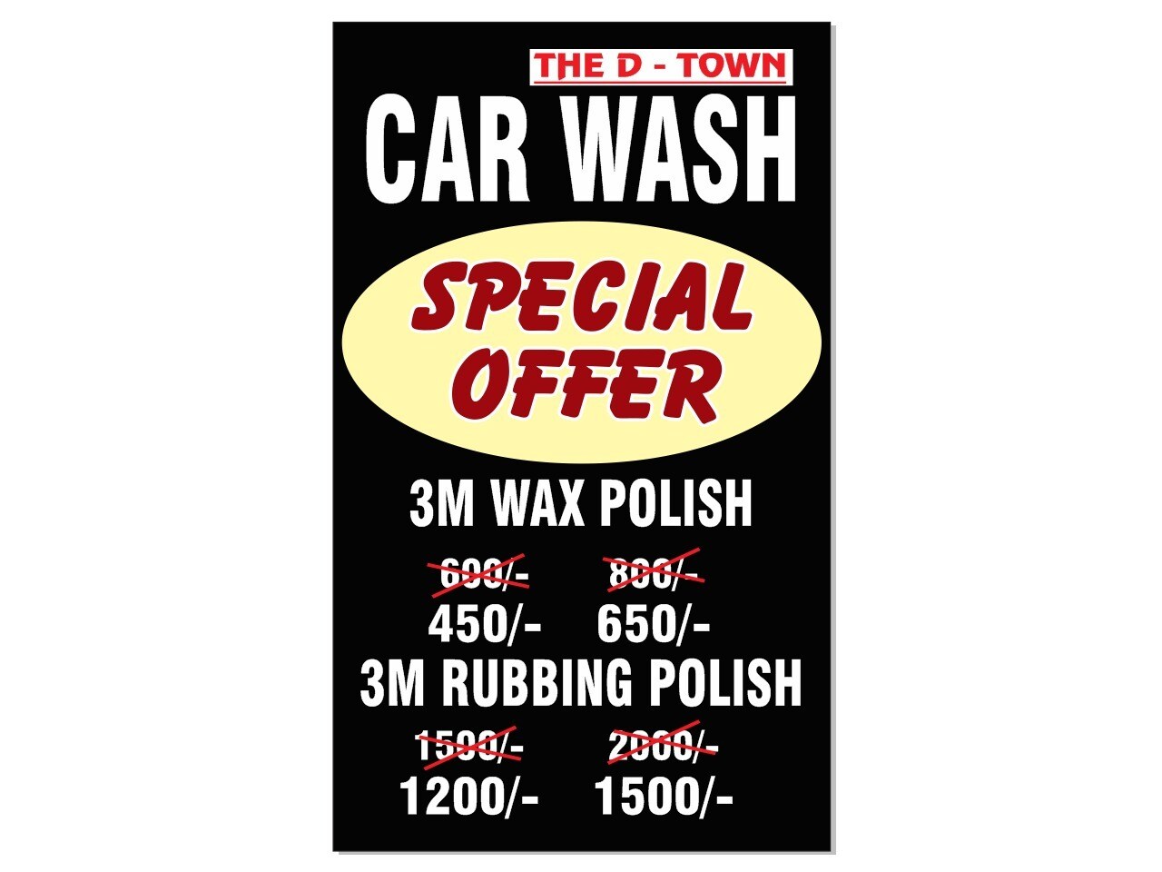 The DTown Car Wash in Near Genpact Building,Delhi Best Car Washing
