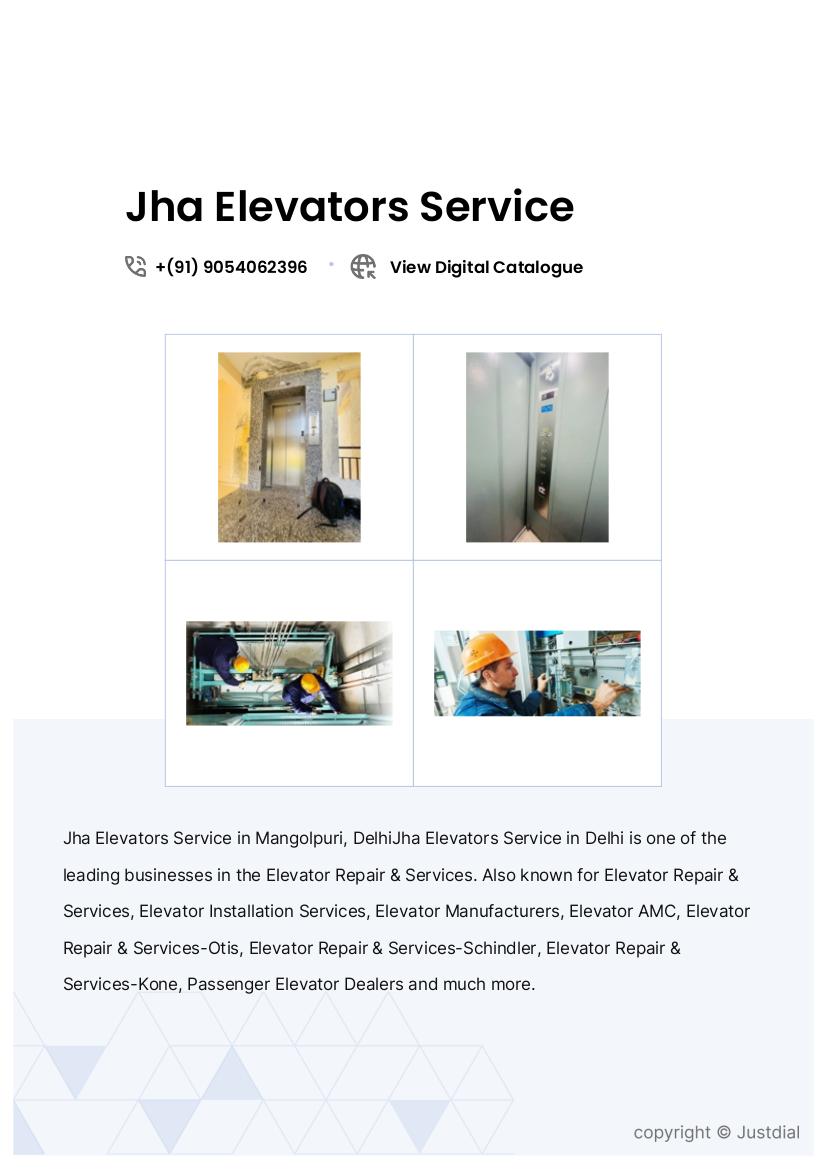 New Lift installation in Delhi at ₹ L ₹ L session