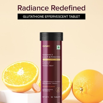gnc radiance glutathione Effervescent Tablets | 10 Gluten-Free Tablets | Radiant Skin with Powerful Antioxidant Support Ambrosial Gluta-Glow L-Glutathione 500mg Tablets