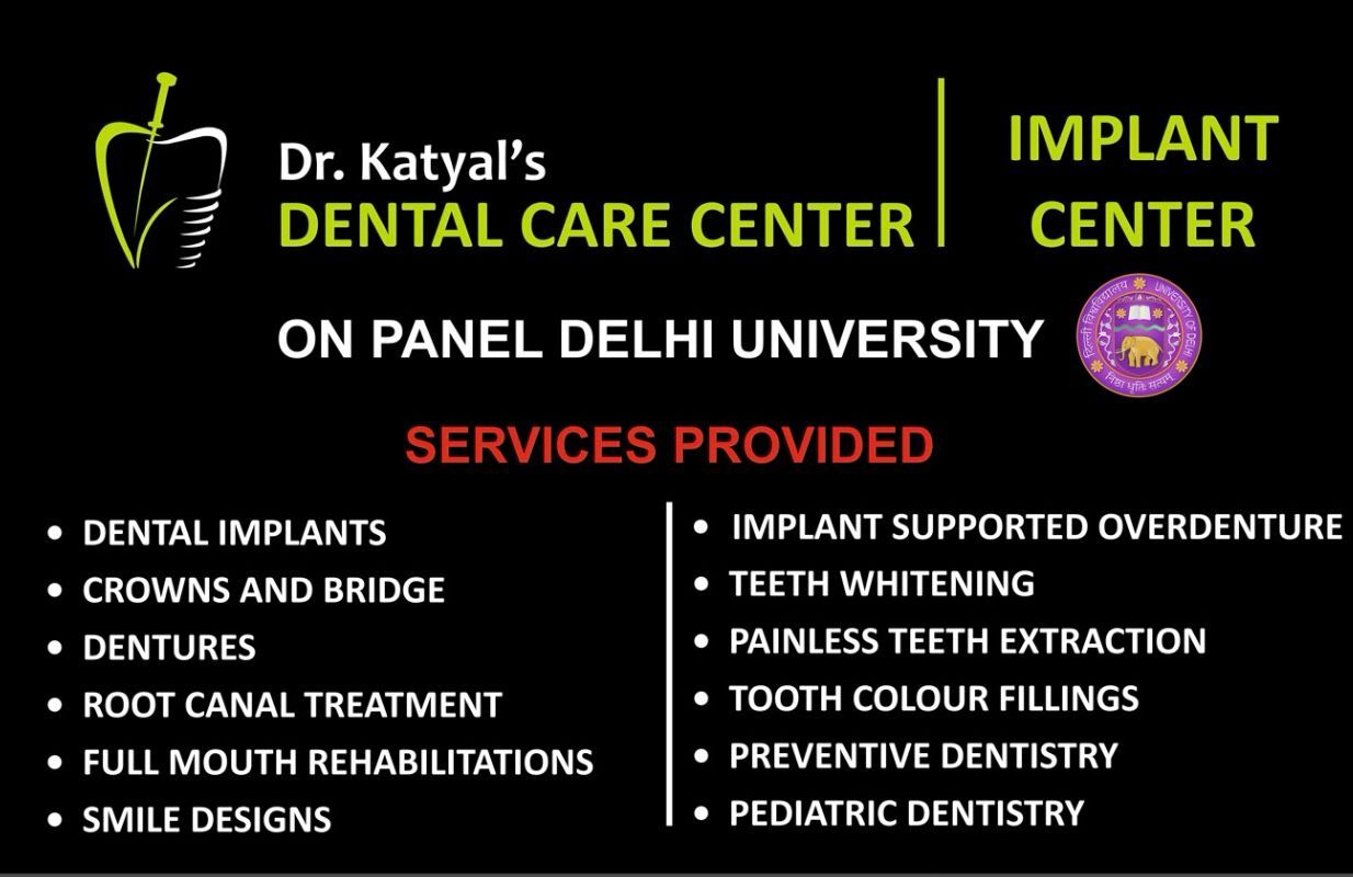 Dr. Katyals Dental Care Center in Nirman Vihar,Delhi Book Appointment