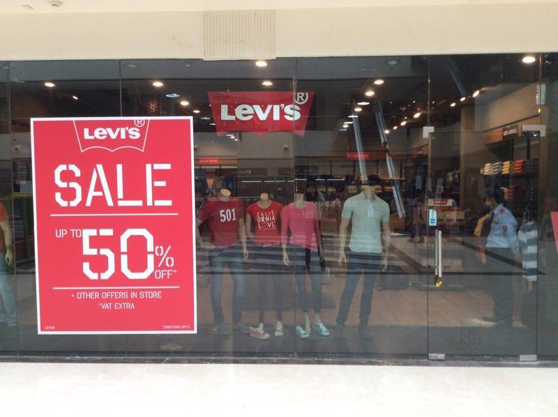 Levis jamuna future park hotsell