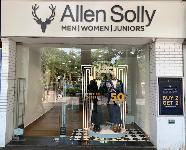 allen solly shoes store near me