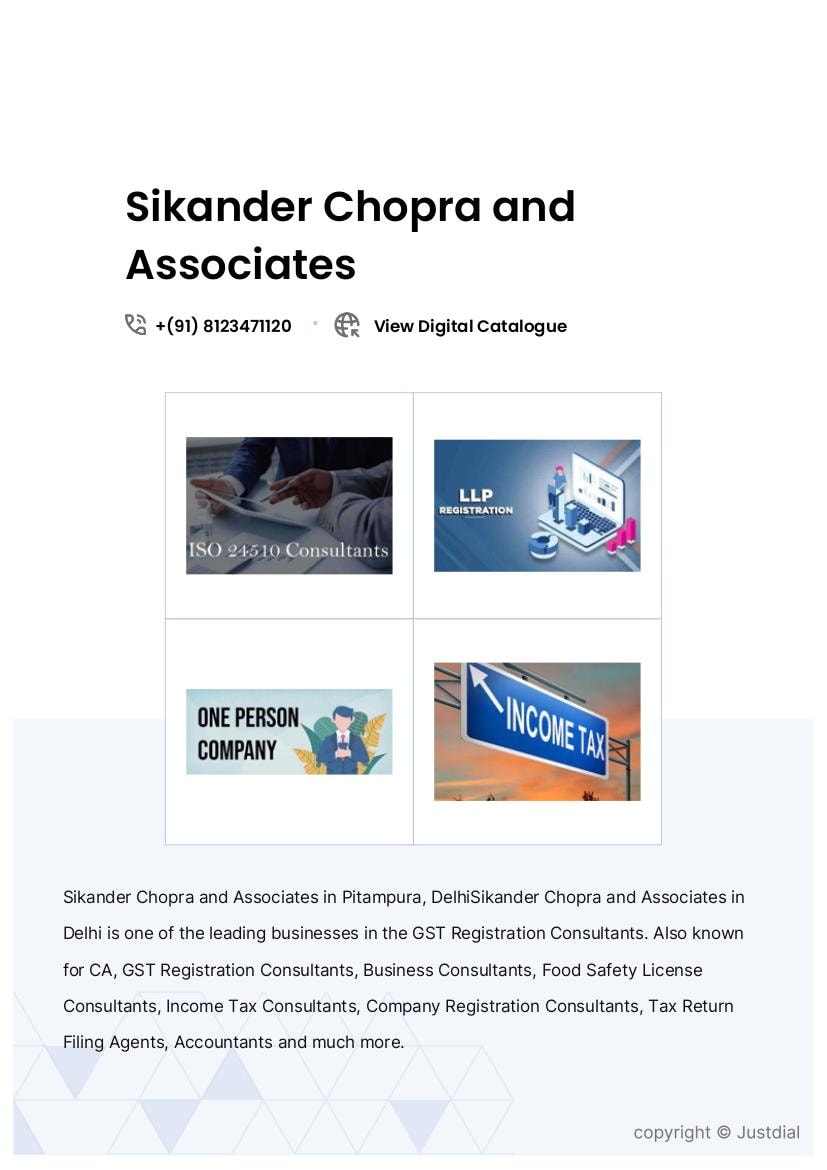 Sikander Chopra and Associates