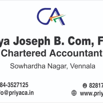 Ca Priya Joseph Fca Chartered Accountant