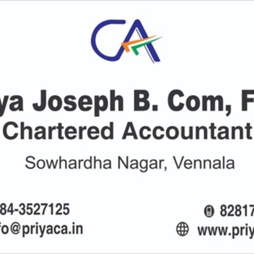 Ca Priya Joseph Fca Chartered Accountant