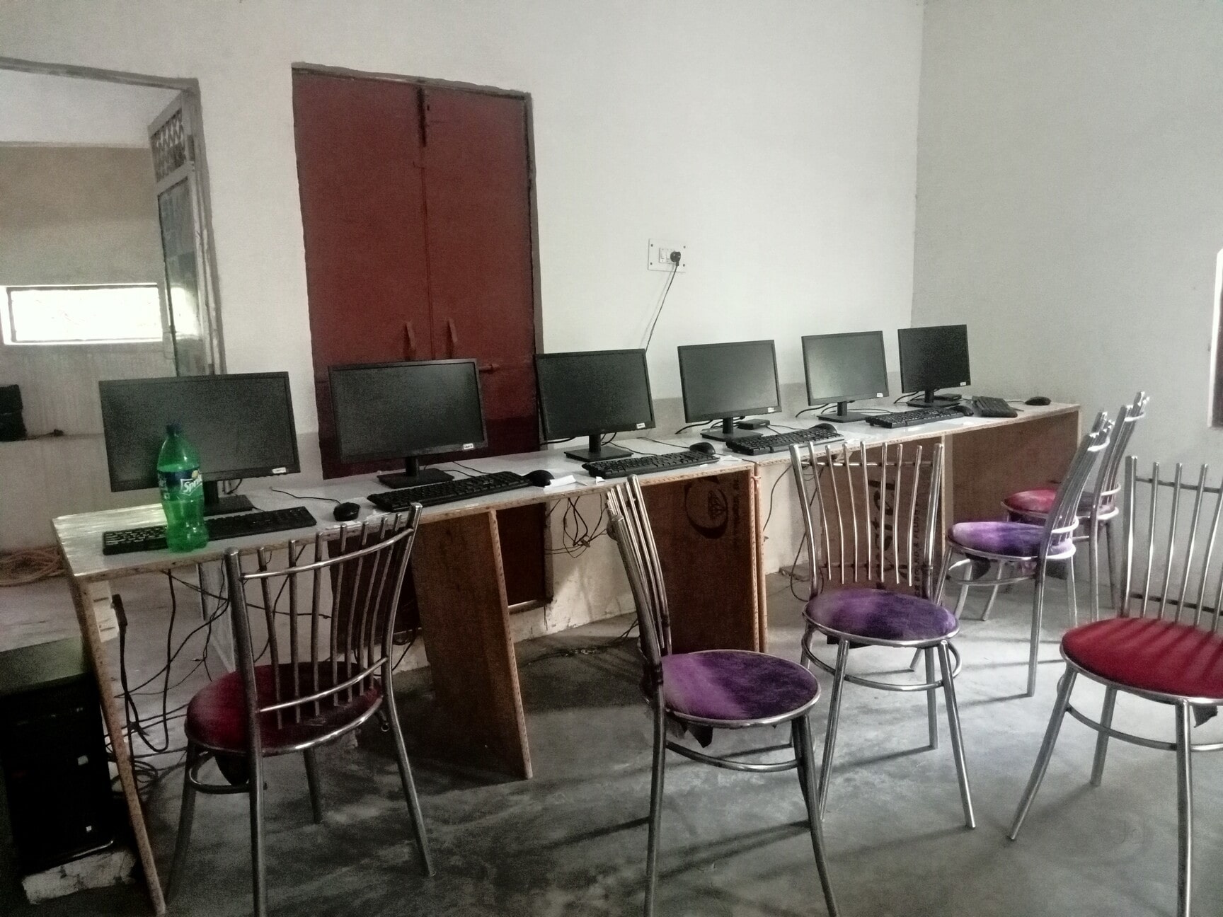 Computer training setup in local institute