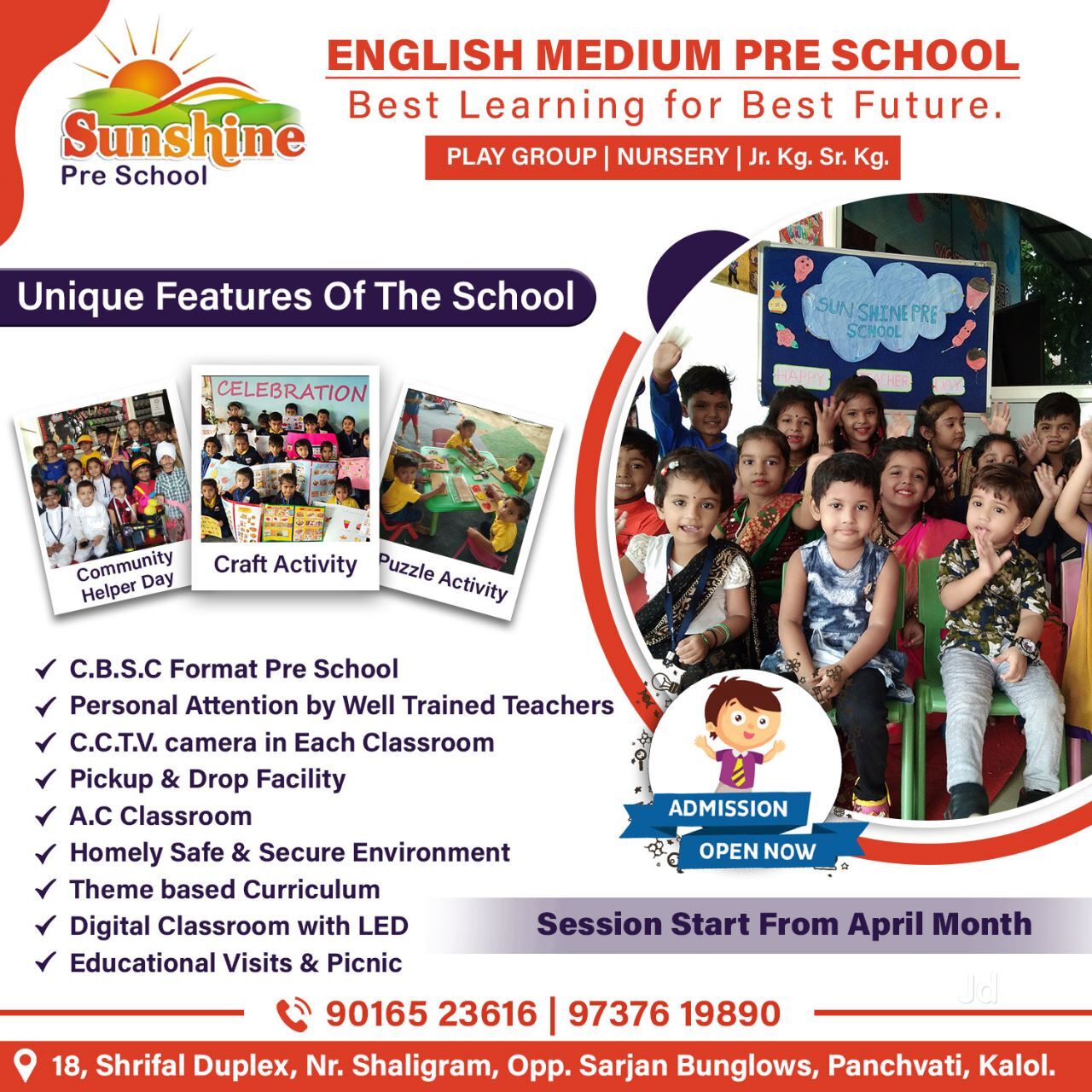 Sunshine Pre School Kalol