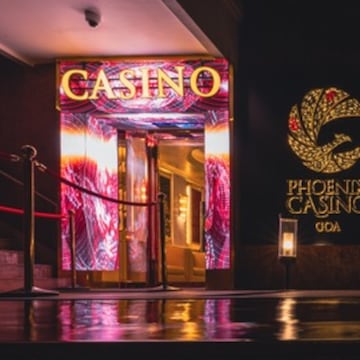 Interior de um casino ilustrativo