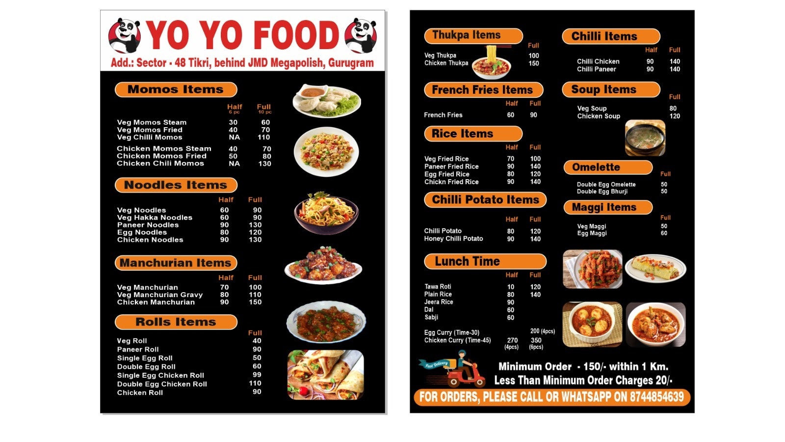 yoyo foods (Closed down) in Gurgaon Sector 48,Gurgaon - Best near me in  Gurgaon - Justdial