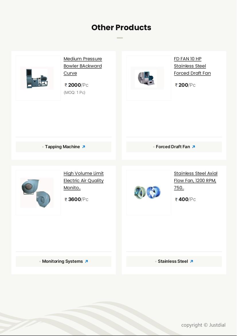 Industrial FD and ID Blower 2.5 Kw 3 Phase in Gurgaon at ₹ 2,000 - ₹ 24,000  / Pc by Max Air Hvac Industries - Justdial