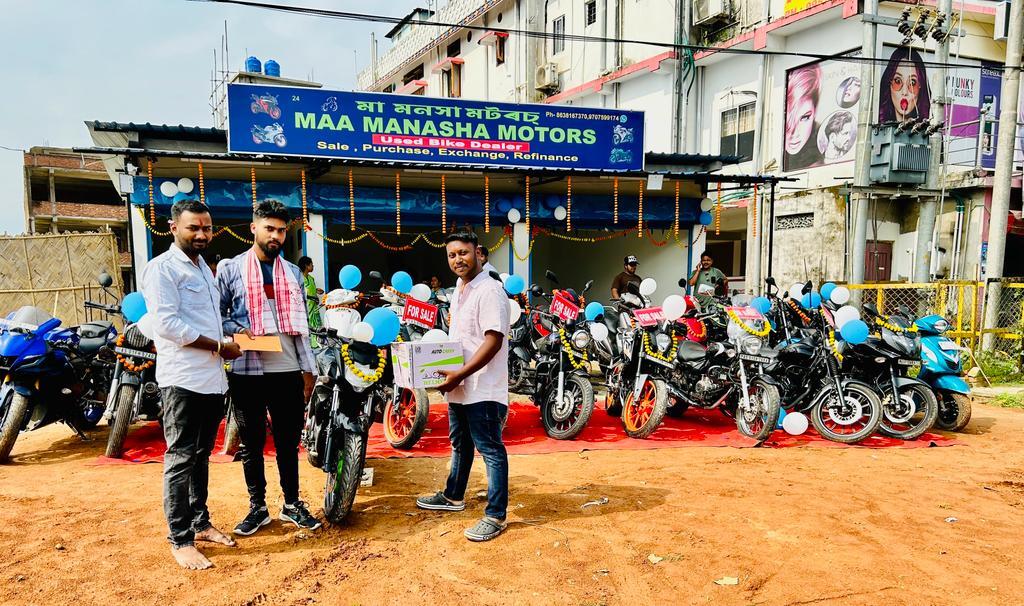 Maa Manasha Motors(Used Bike Dealer) in Ganakpara,Guwahati Best