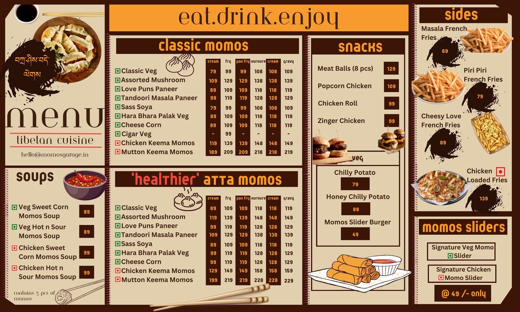 Momos Garage in Swastik Vihar,Hoshiarpur - Best Momos Centres near