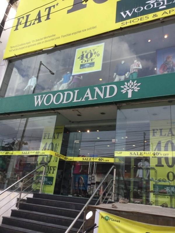 Woodland showroom in chandanagar sales