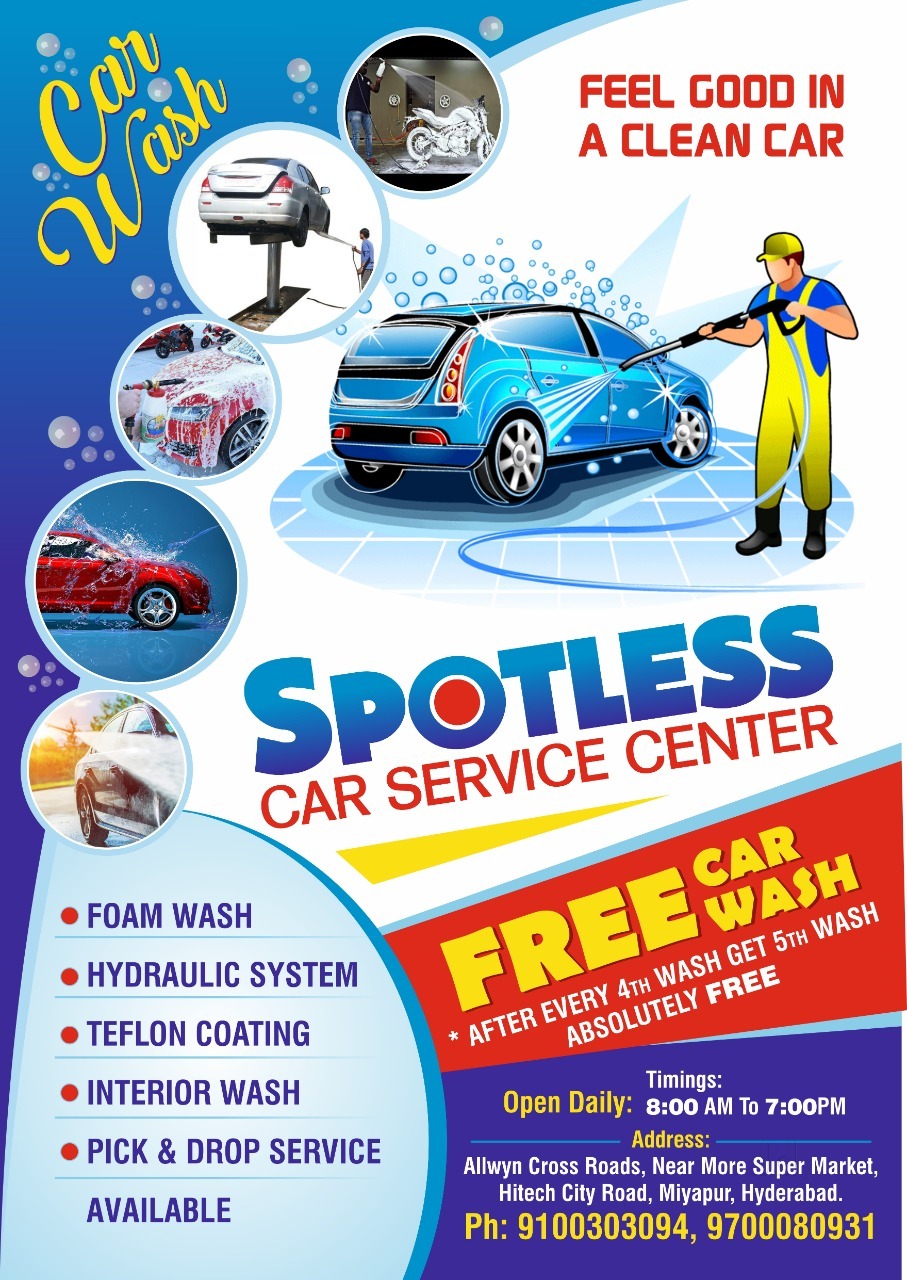 Spotless Car Service Center in Miyapur,Hyderabad - Best Car