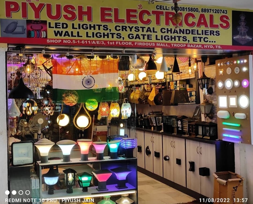 Piyush Electricals in Troop Bazar Hyderabad Best LED Light Dealers in Hyderabad Justdial