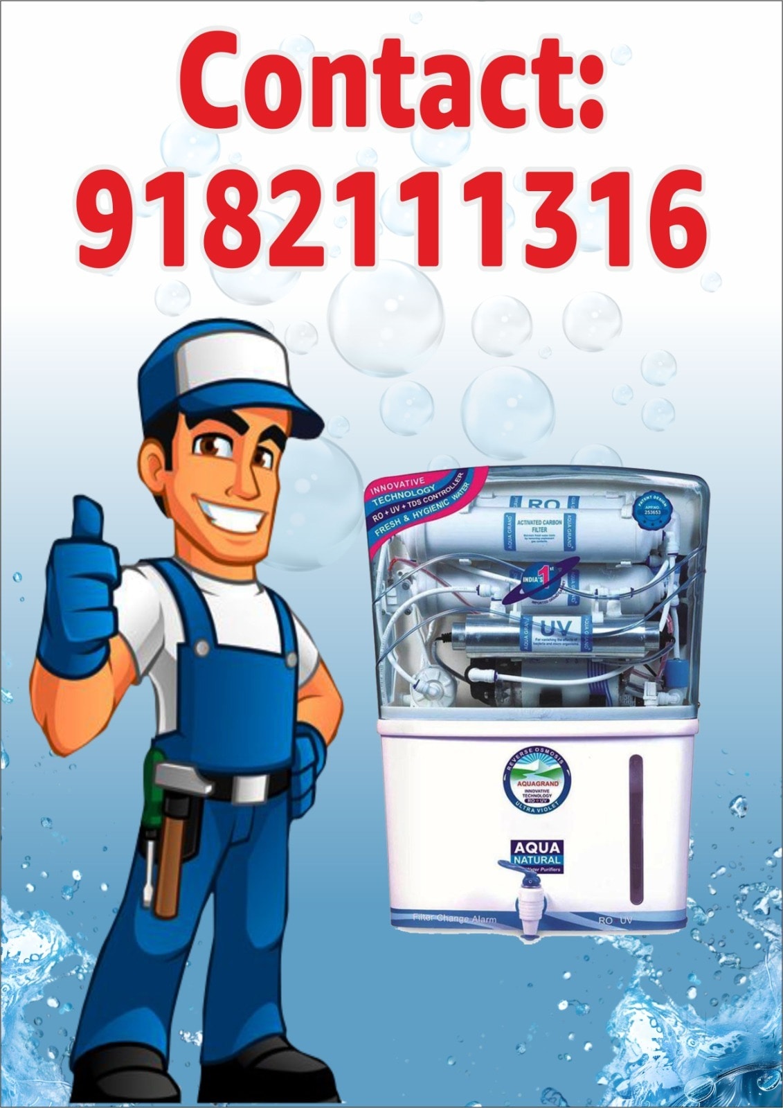 Water purifier repair and service