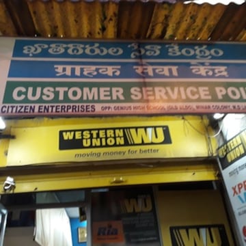 Western Union Money Transfer Agencies in Ou Colony Shaikpet Hyderabad