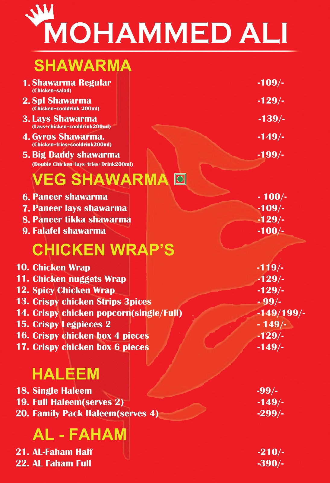 Mohammad Ali Shawarma And Wraps in Kukatpally,Hyderabad - Best Barbeque  Restaurants near me in Hyderabad - Justdial