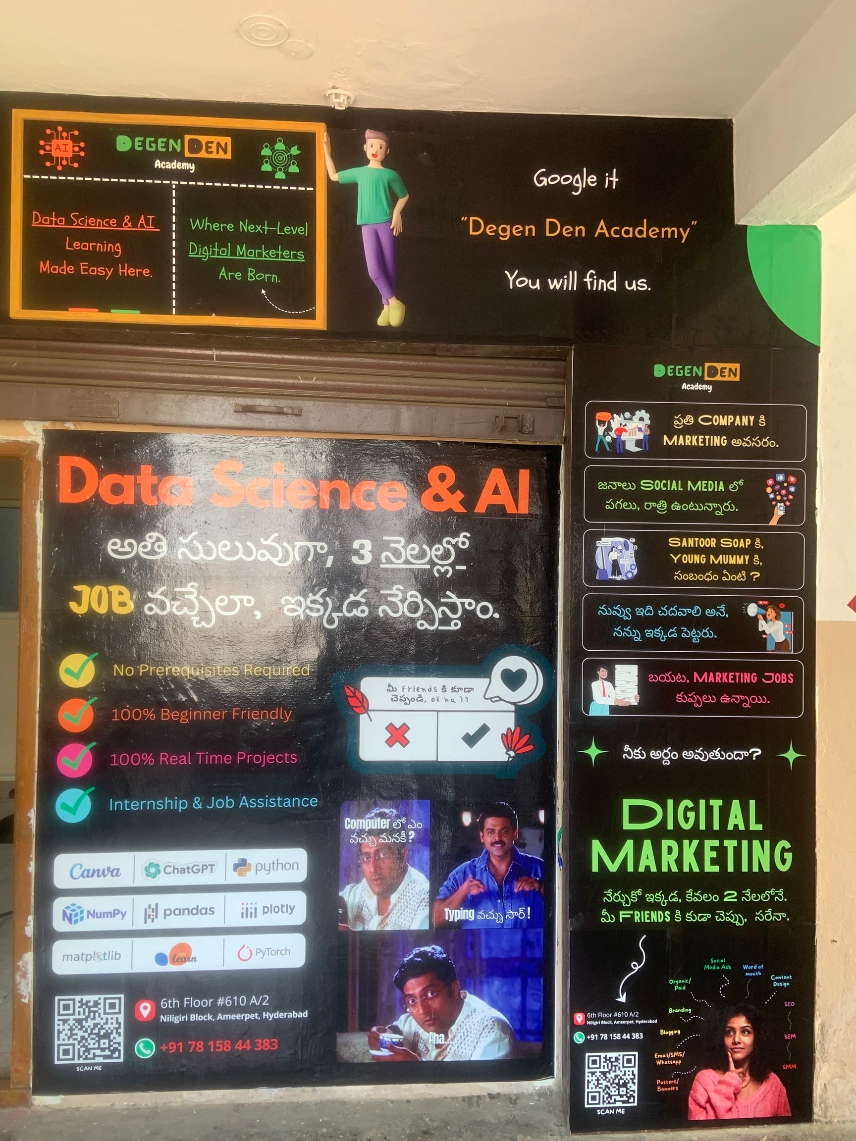 Degen Den Academy in Ameerpet,Hyderabad - Best Data Science Training  Institutes near me in Hyderabad - Justdial
