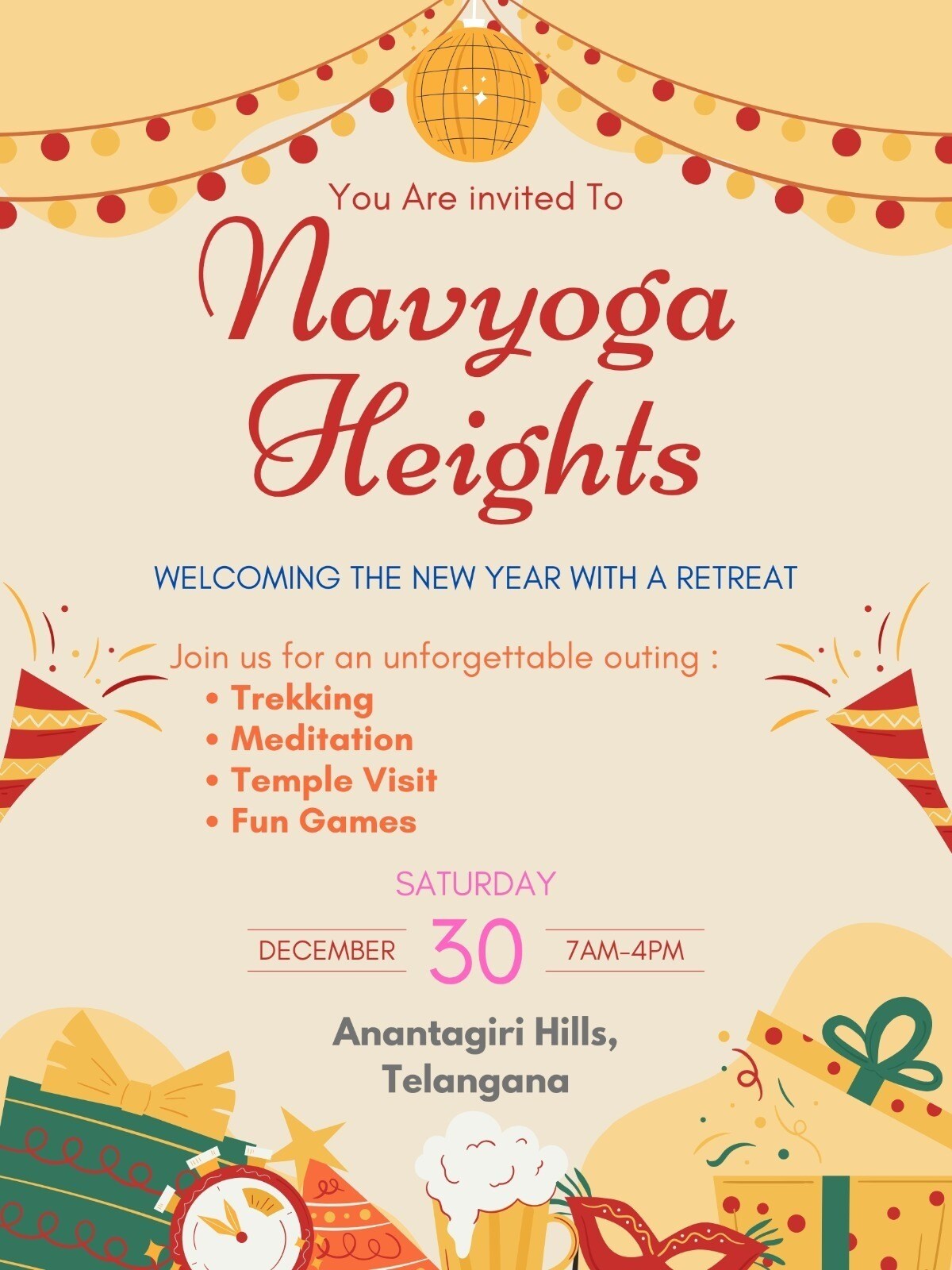 Navyoga Academy And Fitness Narsingi in Above Swiss Castle Bakery