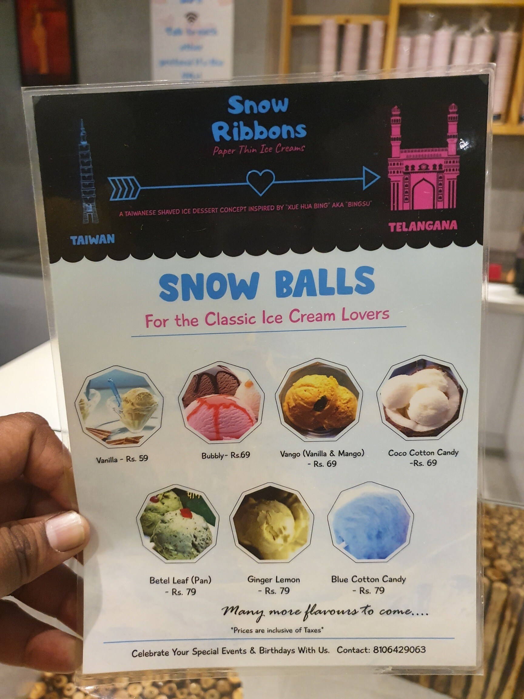 Snow Ribbon Food Snow Ribbons Paper Thin Ice Creams in Banjara Hills,Hyderabad - Best ...