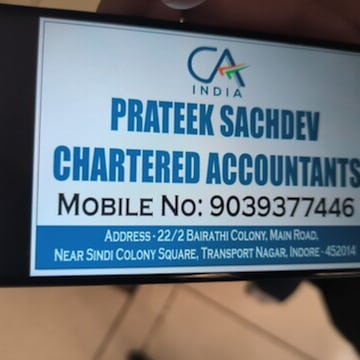 Prateek Sachdev Chartered Accountant