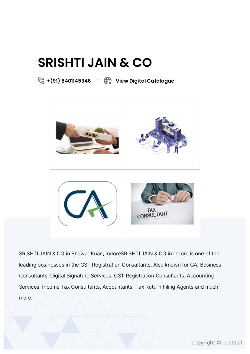 SRISHTI JAIN & CO