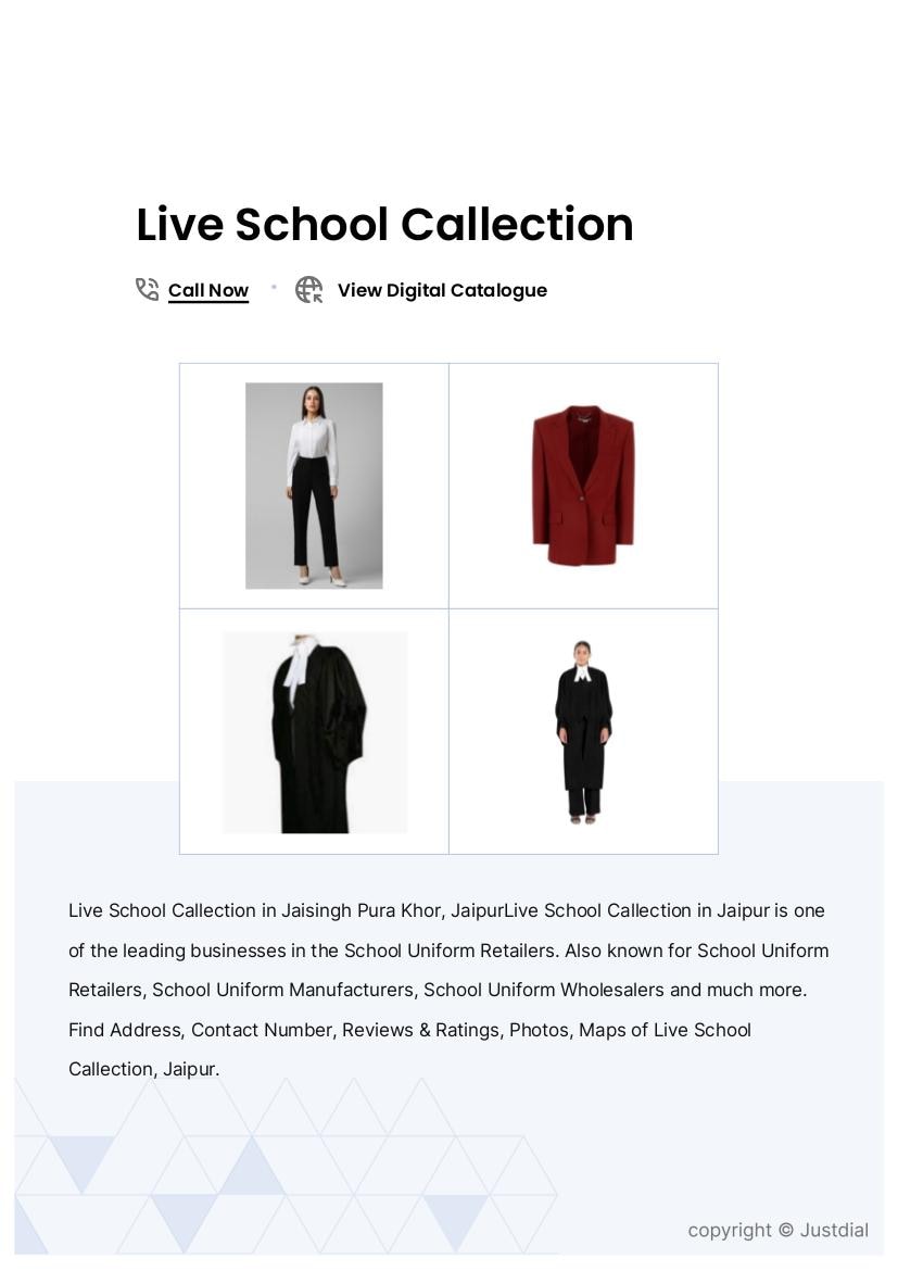 Cotton Navy Uniform For Men (Sky Blue and Black in Jaipur at