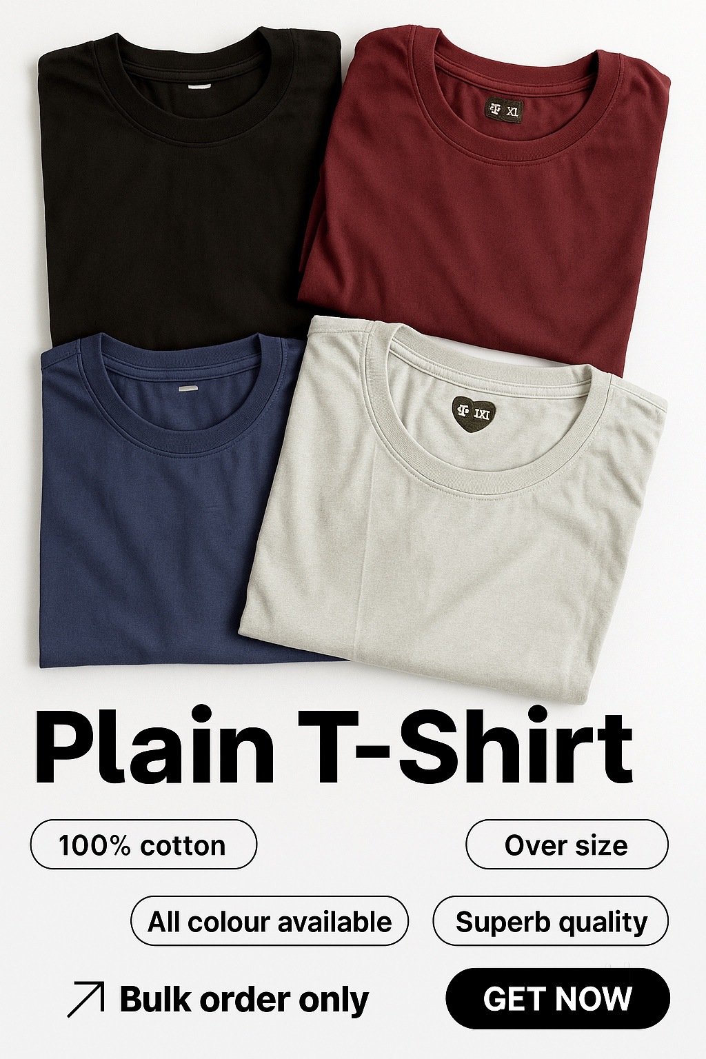 plain t shirts in bulk near me