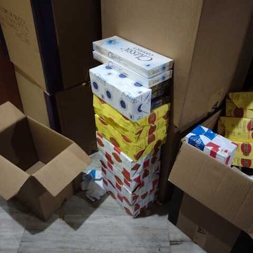 packs of cigarettes in a carton American Spirit Menthol Fb Green Box Fsc Cigarettes - Carton