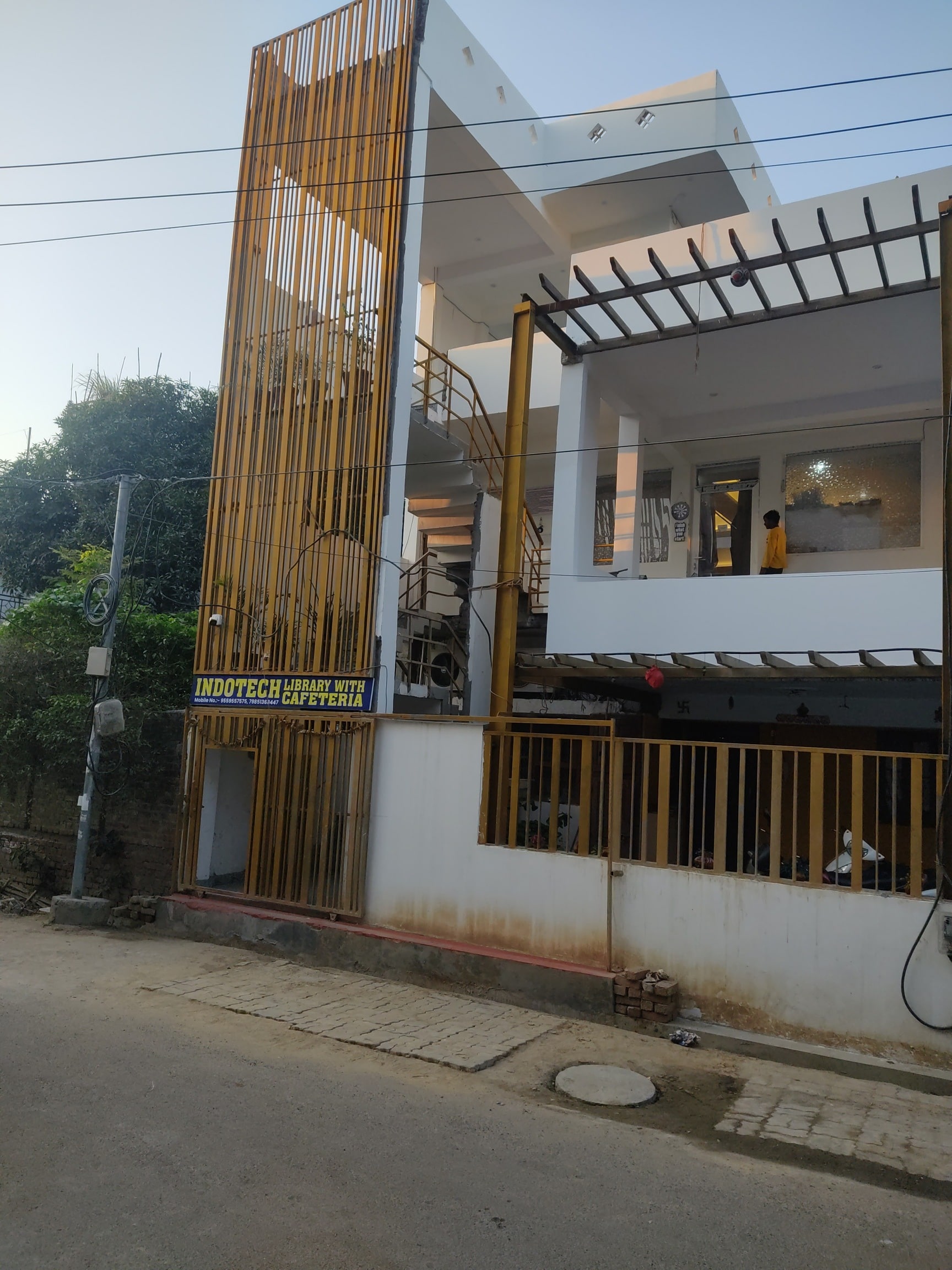 Indotech Library With Cafeteria (Roof Top Kitchen) 1