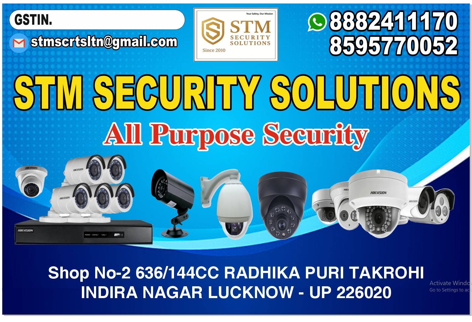 Lucknow Camera Installation Service Near Me Hello! LUCKNOW Cctv