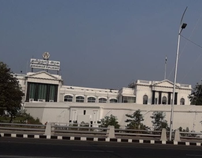 Tamil Nadu Secretariat Fort St George Chennai government building